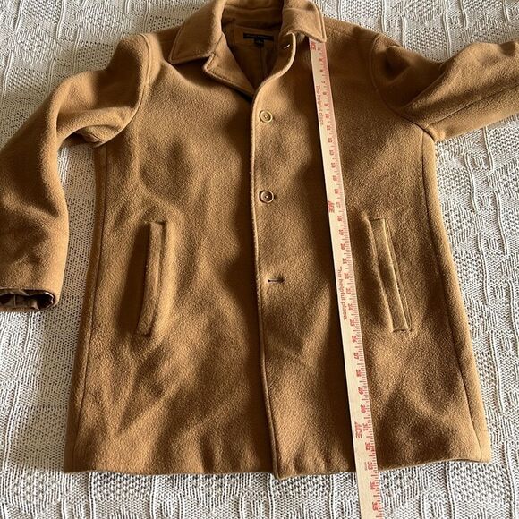 Vintage Banana Republic Men's Wool Cashmere Blend Coat - Picture 10 of 12